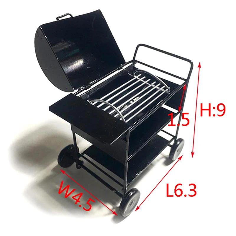 

Dollhouse Miniature Picnic Grill Dollhouse Miniature Kitchen Picnic Grill BBQ Cooking Oven For Dollhouse Decals New
