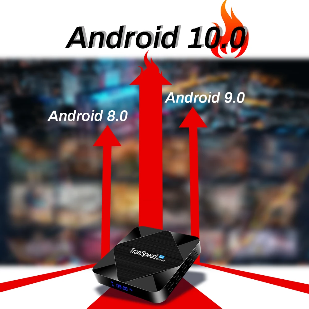 ТВ приставка Android 10 2 4G 5 ГГц Wifi Bluetooth 4 ГБ 32 64 Гб 6K 3D 1080P медиаплеер