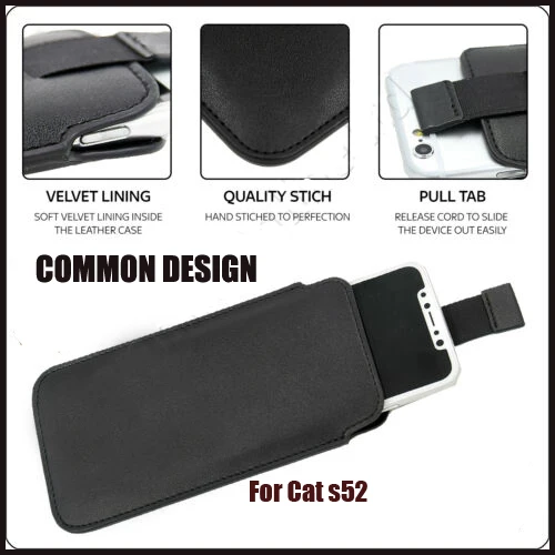 Чехол-Обложка из искусственной кожи с язычком для кошки S52 | Мобильные телефоны и