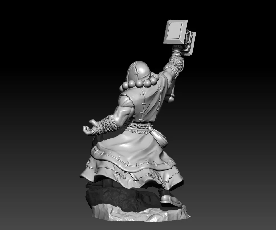 

1/24 75mm Resin Model Kits Orc Warrior Figure Unpainted No Color RW-403