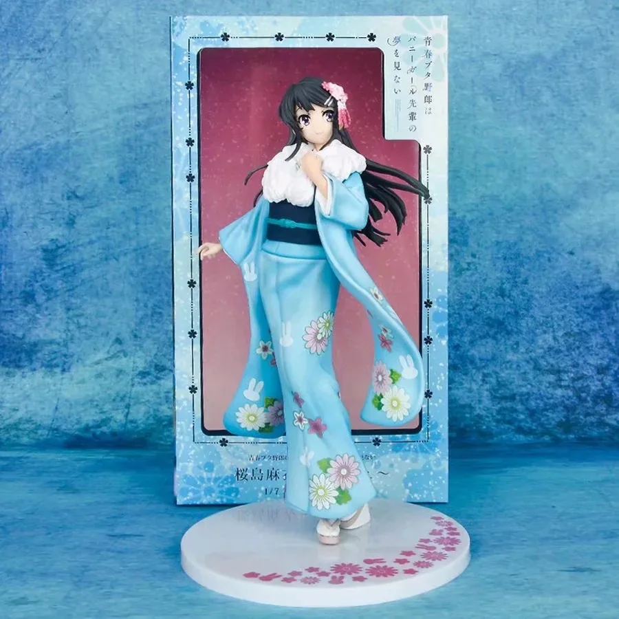 

Rascal Does Not Dream of Bunny Girl Senpai Sakurajima Mai Aniplex Kimono PVC Action Figure Collection Model Toys Doll Gift