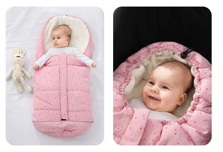 Детские коляски муфты для коляски спальный мешок коляска Slee Sack Sleepsack зимние конверты коляски Аксессуары для коляски 0-6 м обертка