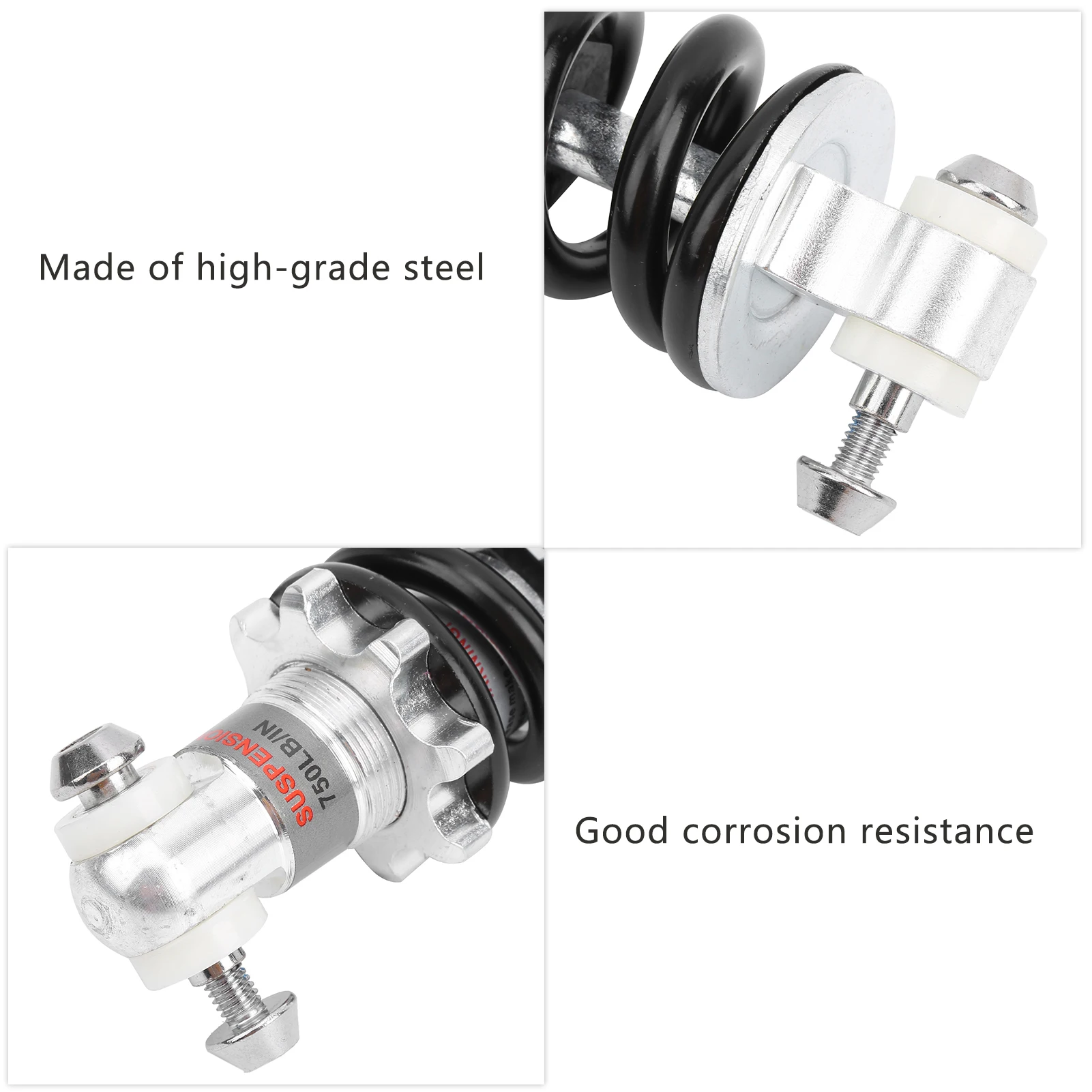 Амортизатор пружинный для велосипеда и мотоцикла 150 мм * 750/300/1500|Задние