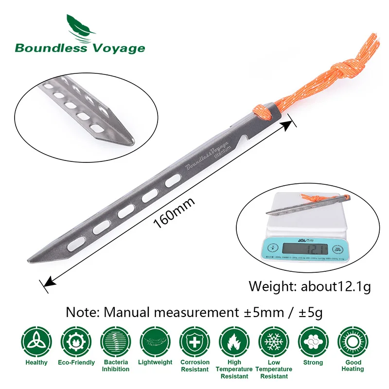 Безграничное путешествие из титана для палатки уличные колышки аксессуары
