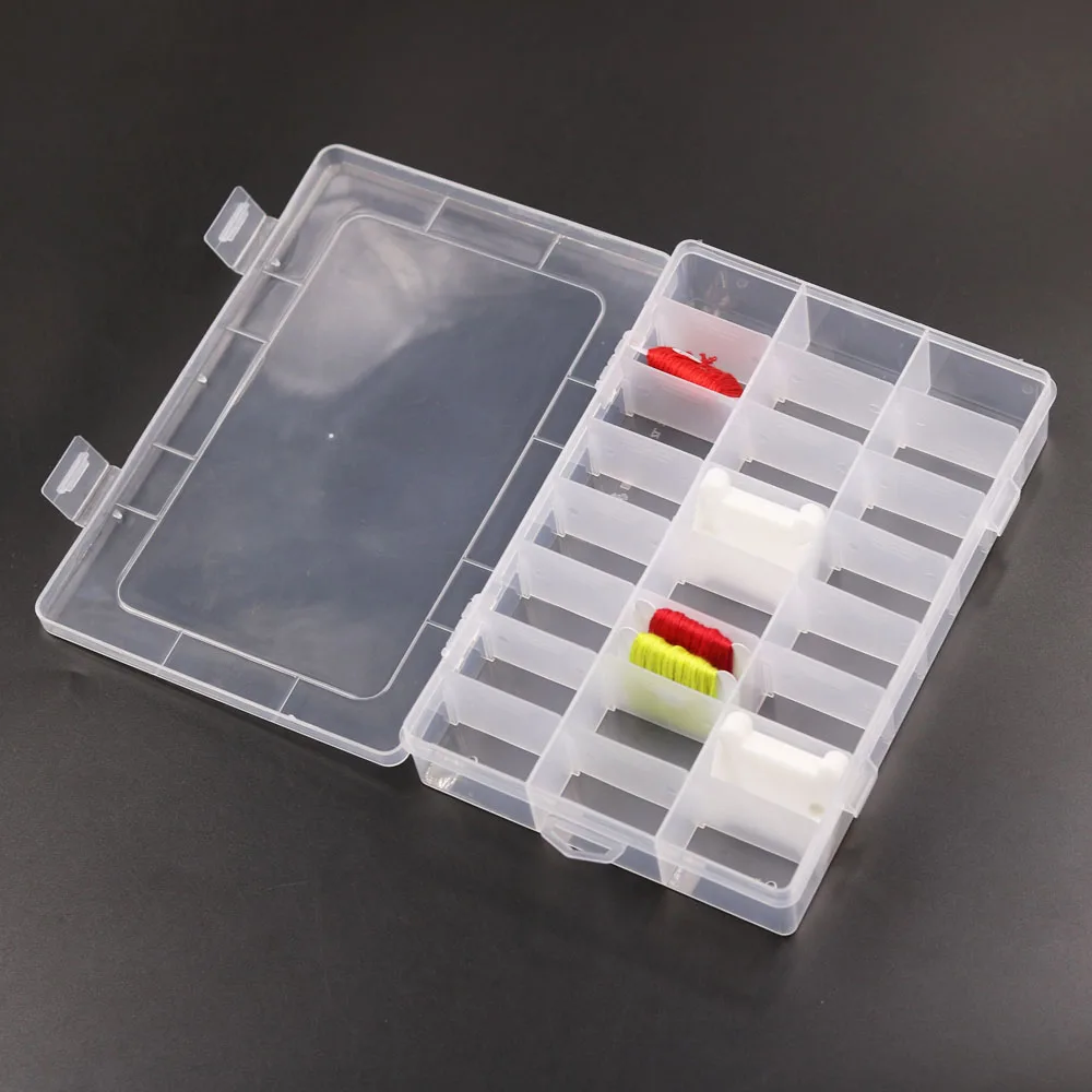 Пластиковый Органайзер с 24 отделениями коробка для хранения флоссов вышивкой