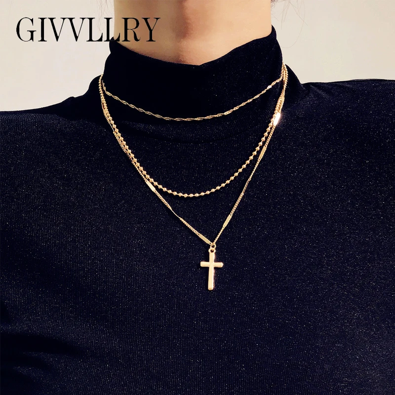 3-слойная цепочка ручной работы ожерелье Женские Ювелирные изделия винтажные