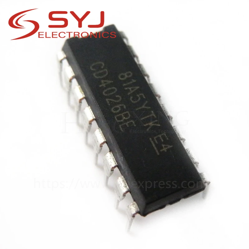 

10pcs/lot CD4026BE CD4026 DIP-16 In Stock