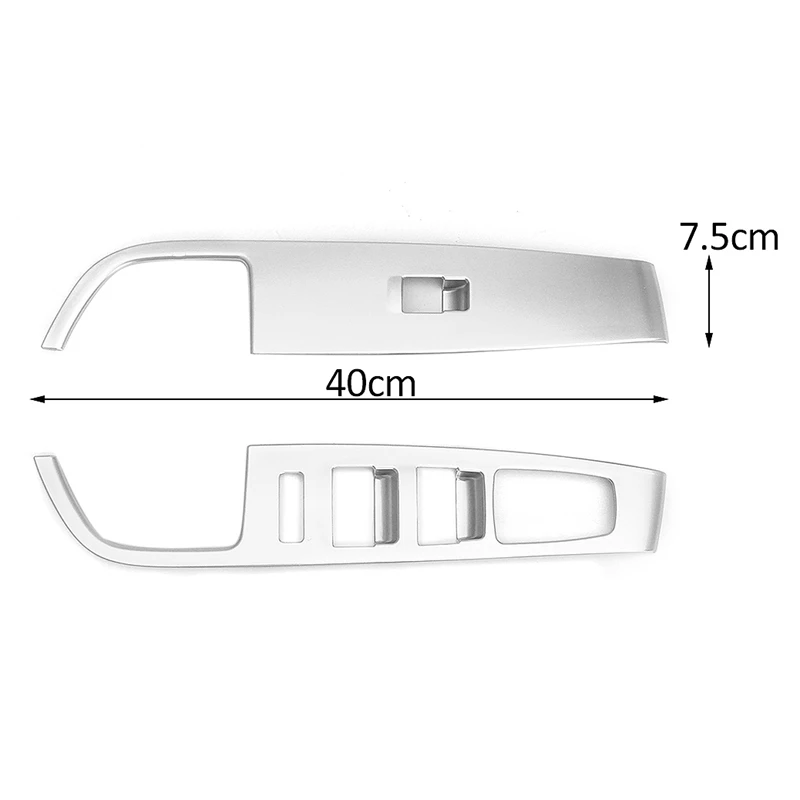 ABS Серебряный подлокотник для окна автомобиля отделка Hyundai Sonata 2015