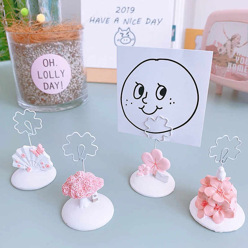 Милый держатель для карт кактус из смолы в форме продуктов питания оболочки