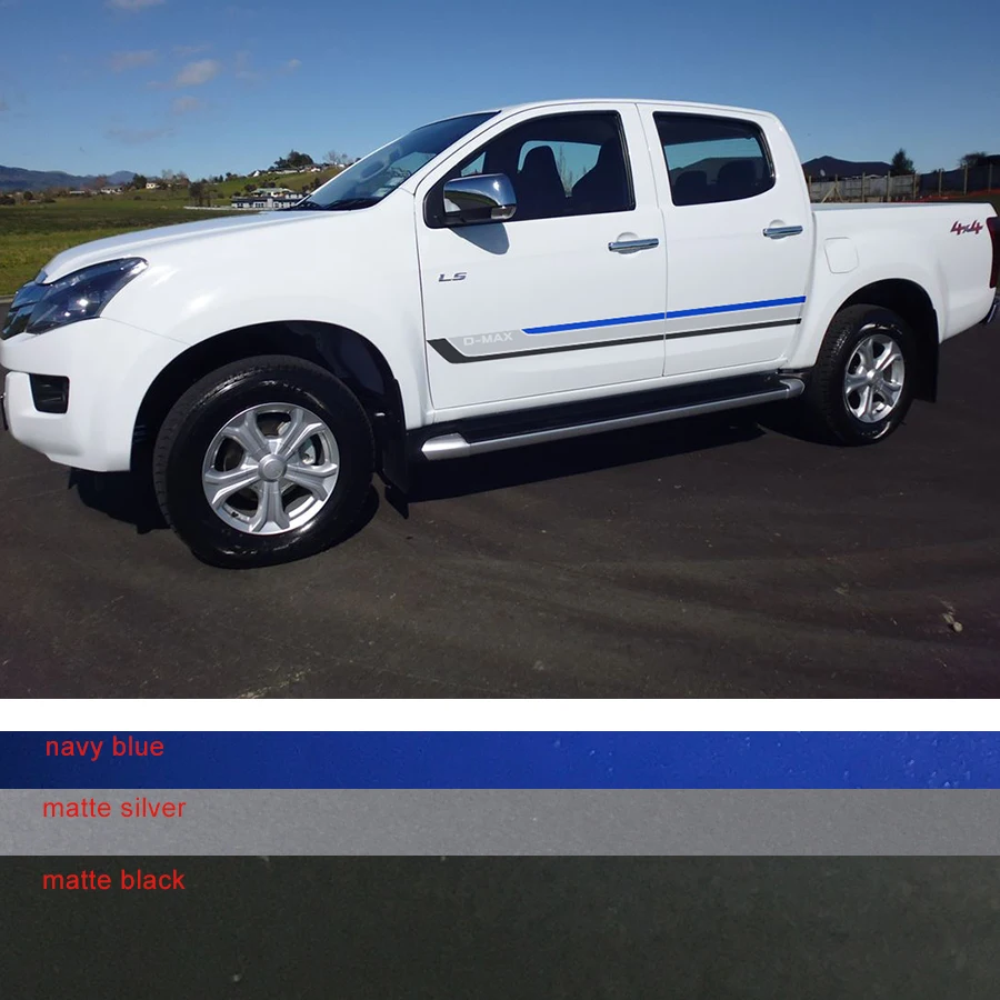 D max полоса Боковая дверь Графический виниловый гоночный автомобиль стикер