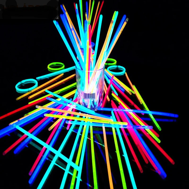 

Party Fluorescence Light Glow Sticks Bracelets Necklaces Neon For Wedding Party Glow Sticks Colorful Glow Stick