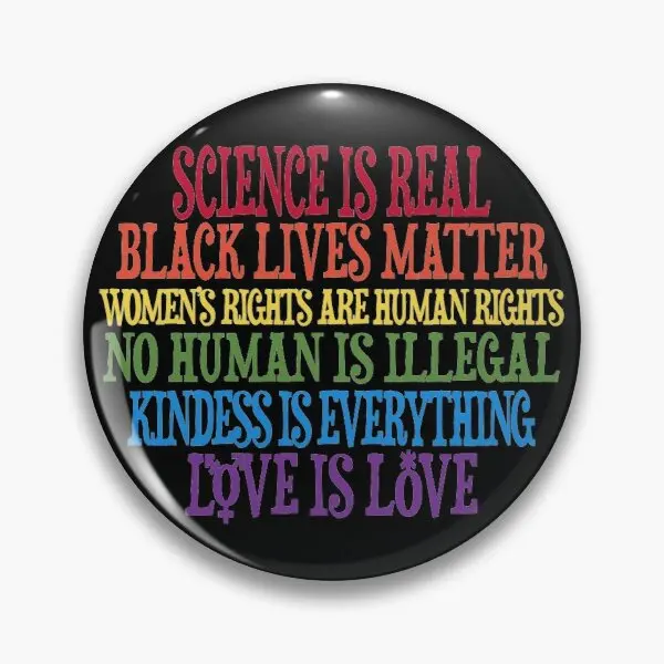 

Science Is Real Soft Enamel Pin Lover Lapel Pin Jewelry Fashion Gift Clothes Funny Badge Hat Women Metal Creative Cartoon