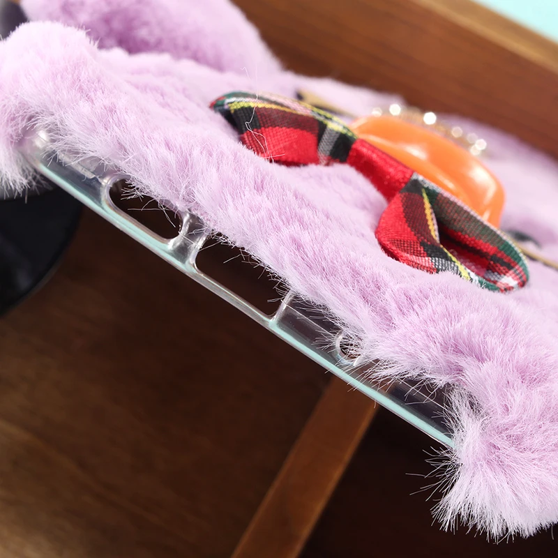 Модный пушистый мягкий утенок прекрасный дизайн стильный защитный чехол для