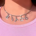 Ожерелье женское, с кристаллами
