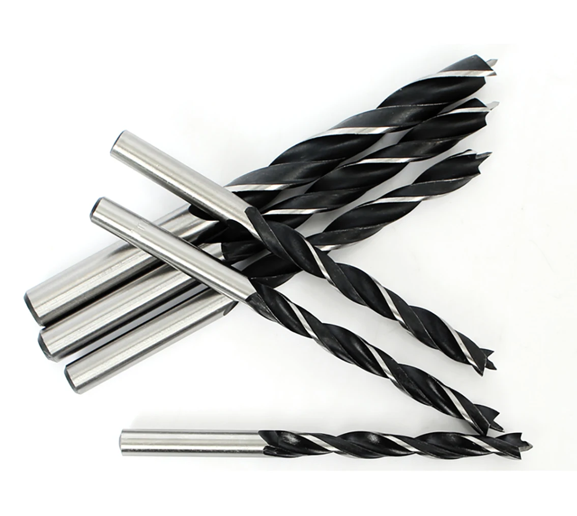 

1 шт. 1,5 мм-10 мм круглая ручка Трехточечная деревообрабатывающая специальная дрель HSS перфорирующая электрическая дрель Вращающаяся головка