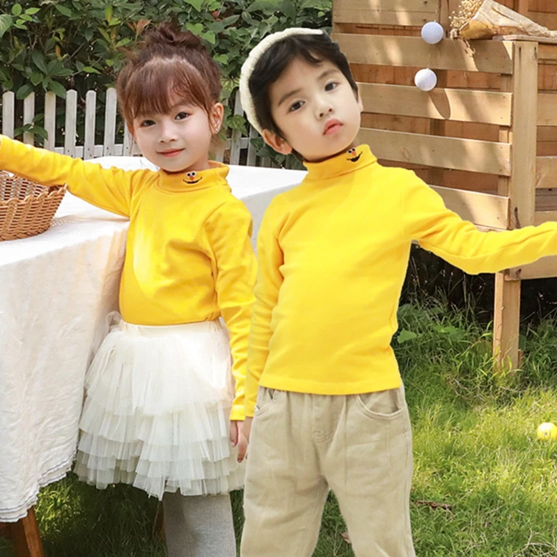 Детская одежда футболка с длинным рукавом для 2 8 лет симпатичная рубашка из