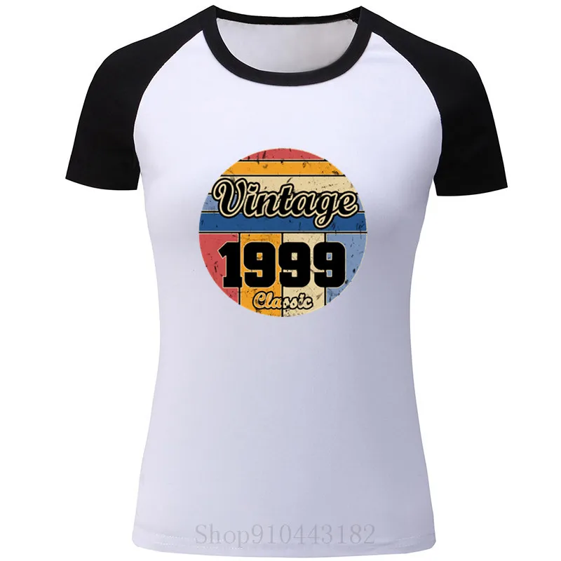 Футболка женская хлопковая с принтом Классическая винтажная коротким рукавом