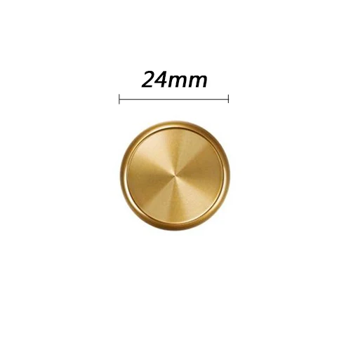 24mm 2 шт, 24 мм, металлическая книга, блокнот, Грибное отверстие, кнопка, блокнот, пластик, в рулонах, 360 градусов, диск, пряжка, связывающие кольца - Цвет: 24mm