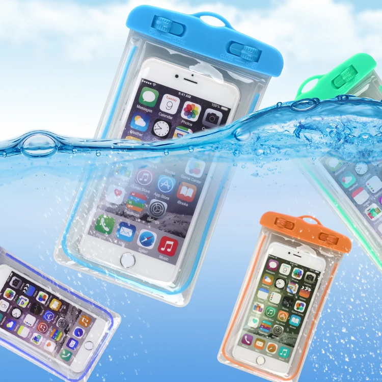 

6 inch Waterproof Phone Pouch Underwater Dry Bag Case Cover Drift Diving Swimming Bag For Phone Water Sports Beach Pool Skiing