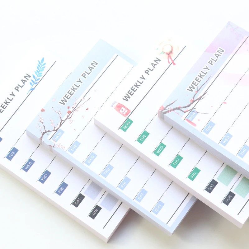 Domikee милый каваи китайский мультфильм карманный планировщик времени повестки