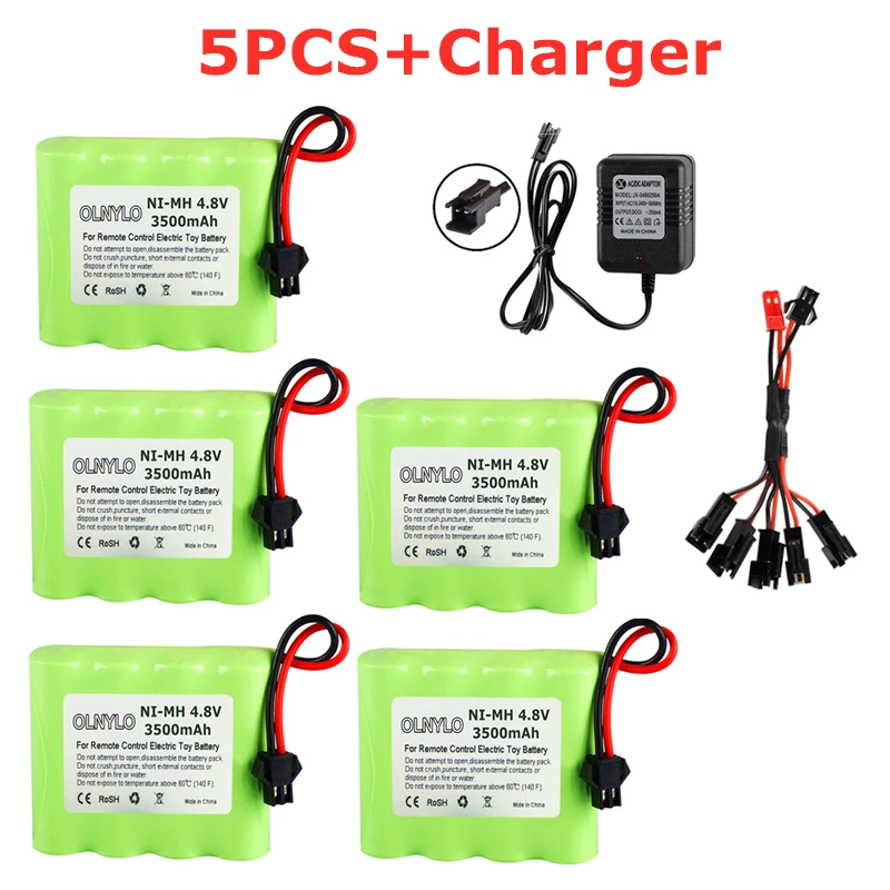 5 шт 48 в 3500 мач никель металл гидр