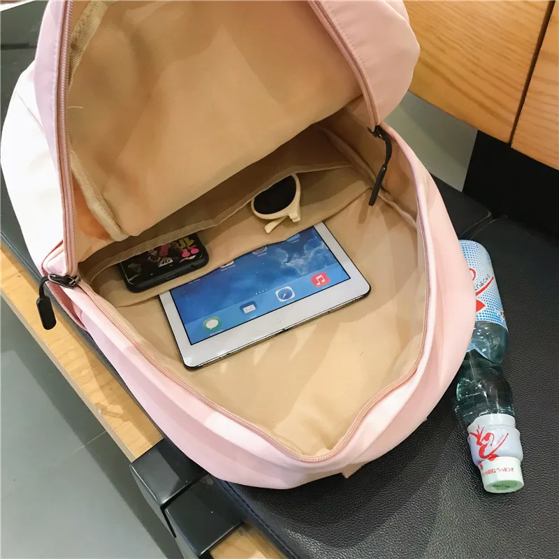 

Women Waterproof Nylon Backpack Female Large Capacity Korean Vintage Bags Girl Travel Bag