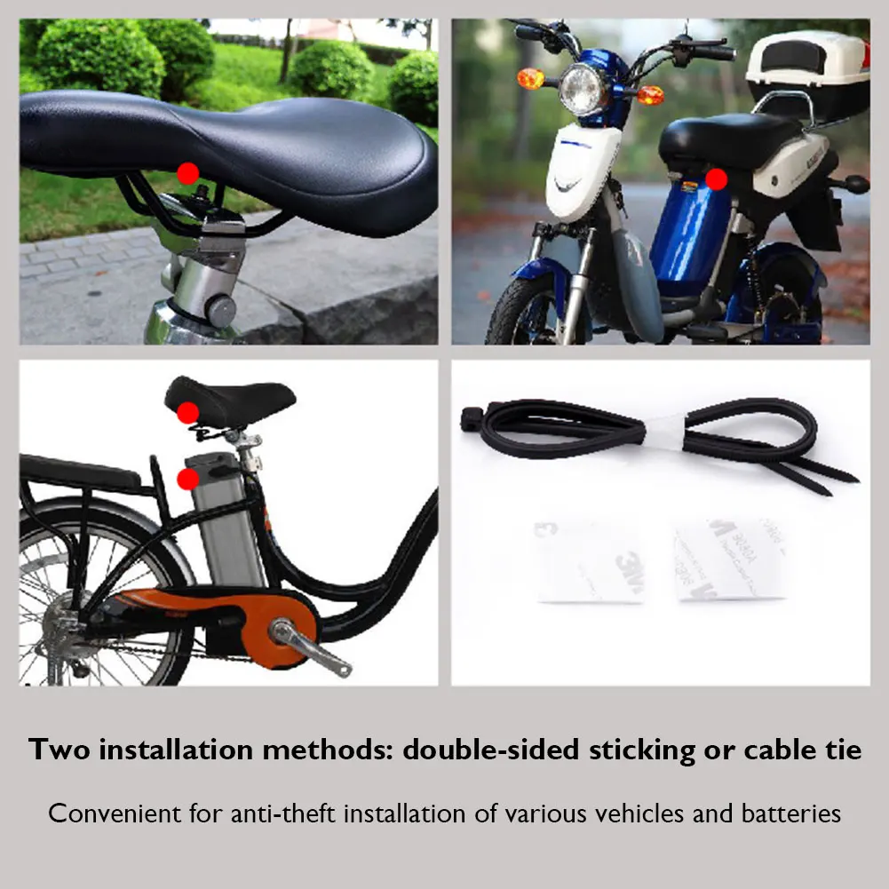 

Wireless Remote Anti-Theft Bike Alarm Motorcycle Warning Vibration Sensor