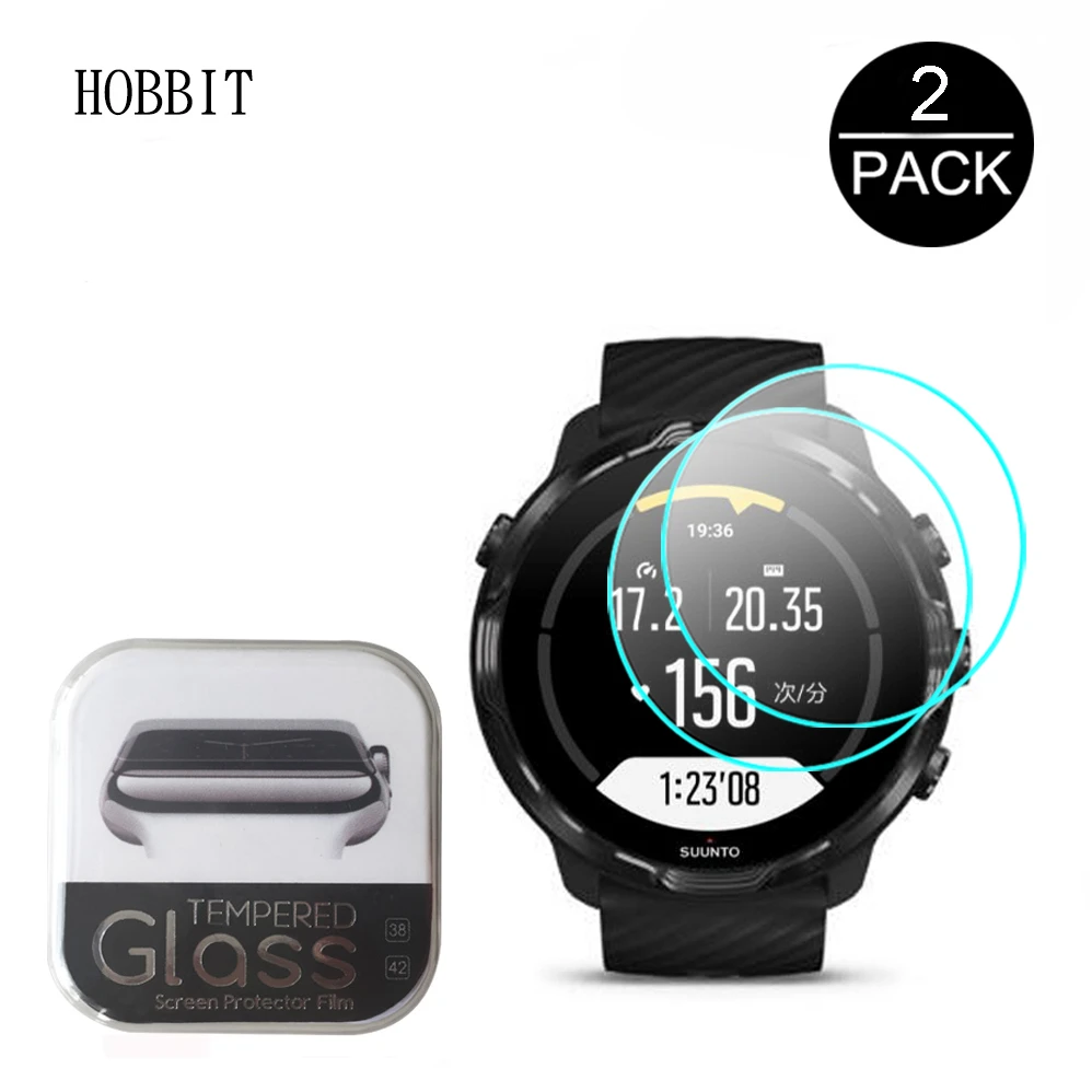2 шт. прозрачное закаленное стекло для смарт часов SUUNTO 7 SUUNTO7 защита экрана 2.5D 9H