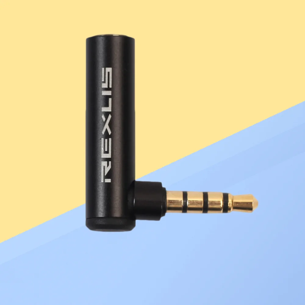 Адаптер 3 5 мм штекер гнездо 90 градусов для мобильных телефонов планшетов