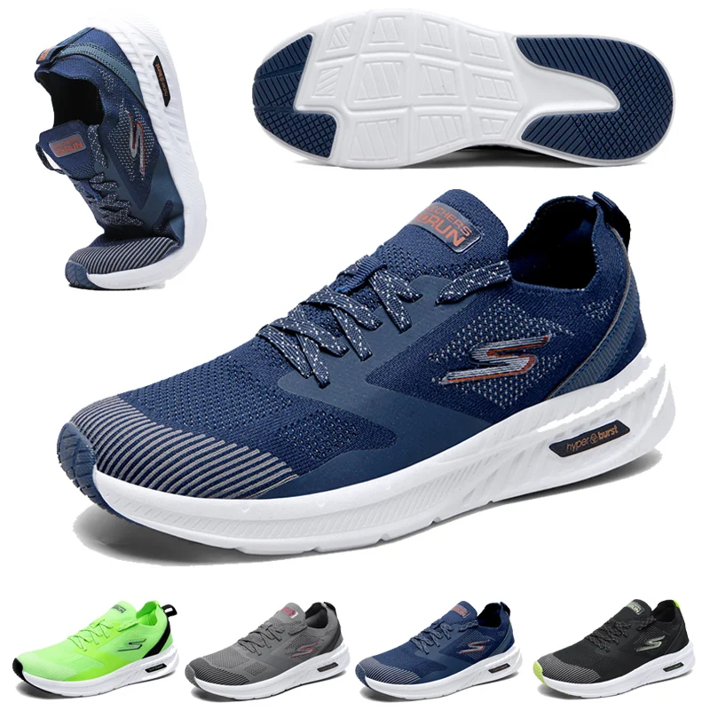 

Men's Fashion Mesh Breathable Cushioning Running Shoes Casual Sports Shoes Outdoor Non-Slip Wear-Resistant Jogging Sports Shoes