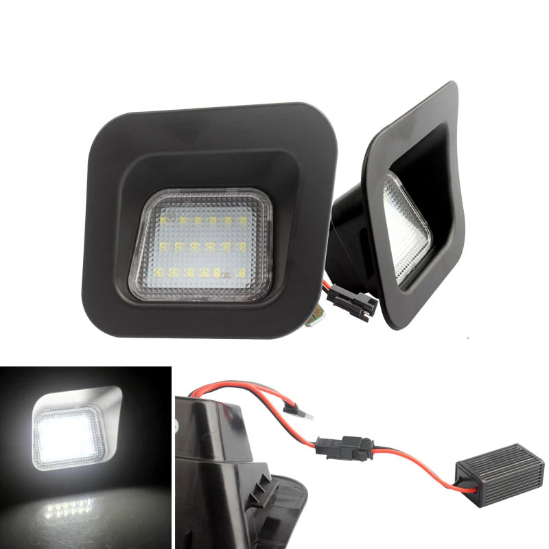 1 пара Светодиодный автомобильного номерного знака светильник s 5 Вт лампы белого