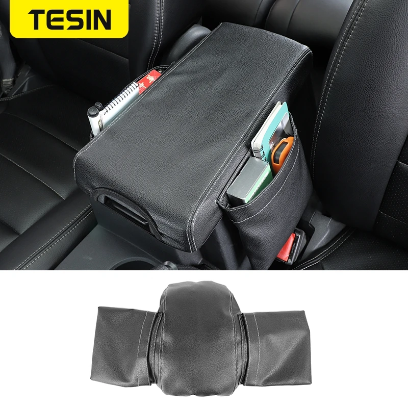 

TESIN Stowing Tidying Car Armrest Box Pad Storage Bag for Jeep Liberty for Dodge Nitro 2007 2008 2009 2010 2011 2012 Accessories