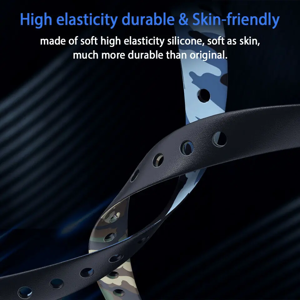 

Xiaomi Mi Band 5 Strap Replacement Wrist Straps Bracelets Silicone Watch Band for Xiaomi MI Band Wristband Strap