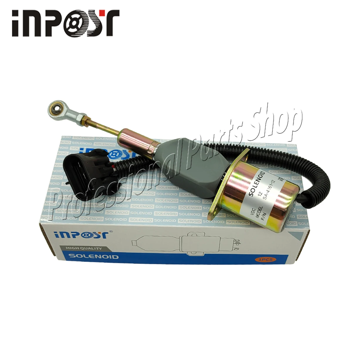 

Shut Off Solenoid 12V 1751ES-12A6UC4B3S1 SA-4161-12 87801213 F2NN9D278BA for New Holland Agricultural Tractor