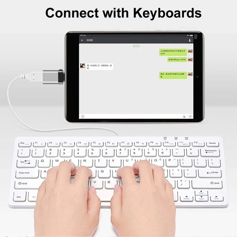 USB Type C OTG адаптер KEBIDU конвертер к 3 0 кабель для зарядки и синхронизации данных Samsung