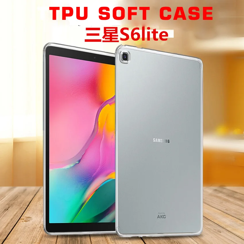 Чехол для планшета 2020 Samsung S6 Lite 10 4 дюйма мягкая задняя крышка из ТПУ Galaxy Tab SM-P610 P615