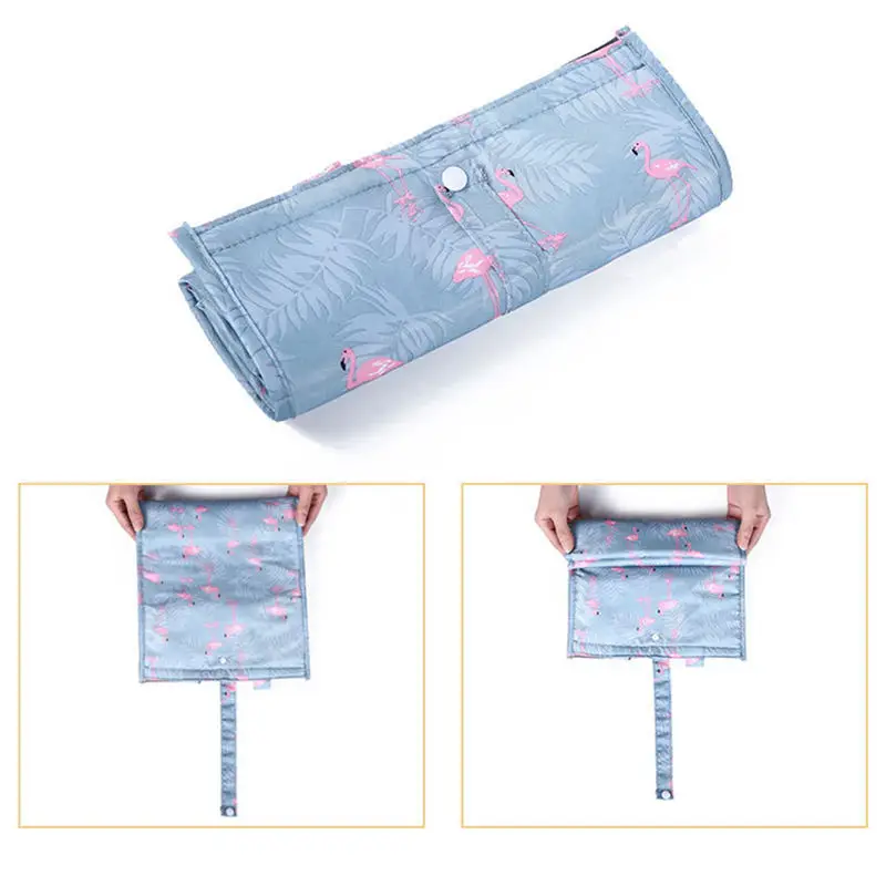 Узор для хранения кухни сумки обеда женщин детей пикника пляжа школы фламинго