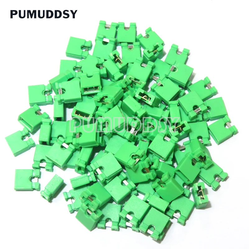 100PCS Pitch 2.4mm Pin Header Jumper Shorted Cap & Headers & Wire Housings Black Yellow White Green Red Blue For Arduino images - 6