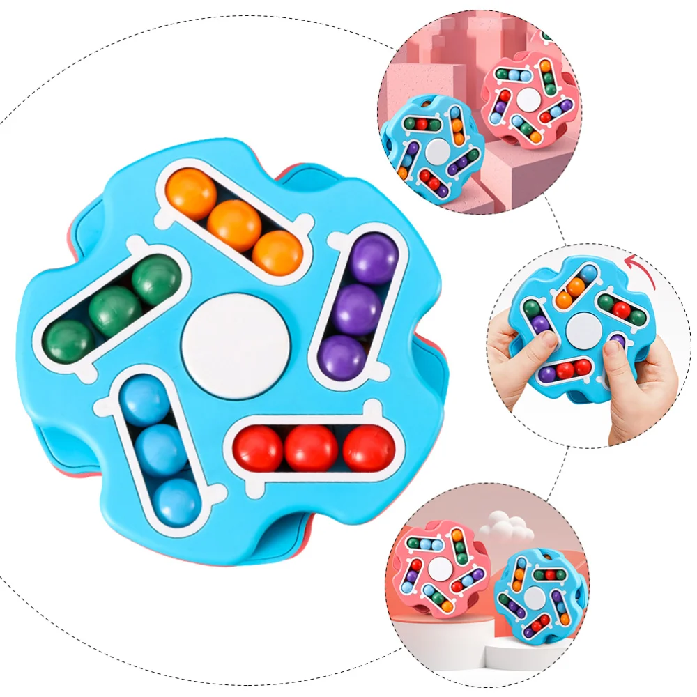 

1 Set Rotating Bean Intelligence Fingertip Gyro Disk Educational