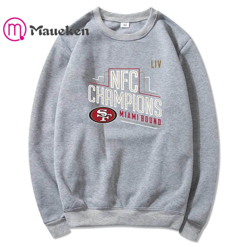 2020 зимние толстовки для мужчин wo Сан-Франсиско 2019 nfc LIV Champions худи с v-образным