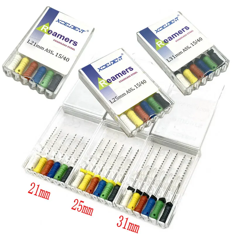 6 шт./упак. стоматологический расширители файлов корневых каналов зубов