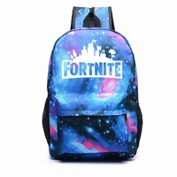 mens bookbag game fortress night luminous school bag men and women backpack youth campus backpack laptop computer back to school