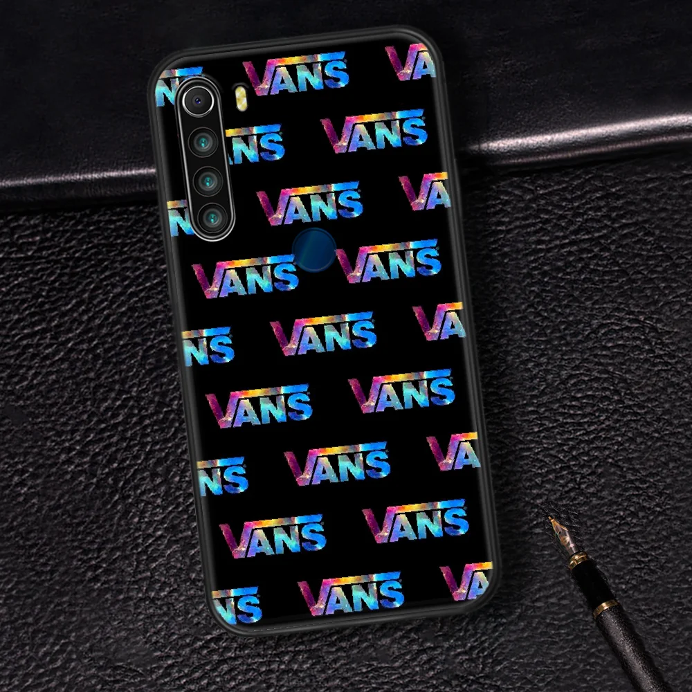 

Street Skateboard Brand Vans Phone Case Cover Hull For XIAOMI Redmi 7 7A 8 8A 9 9C Note 6 7 8 9 9S K20 Pro K30 black Shell