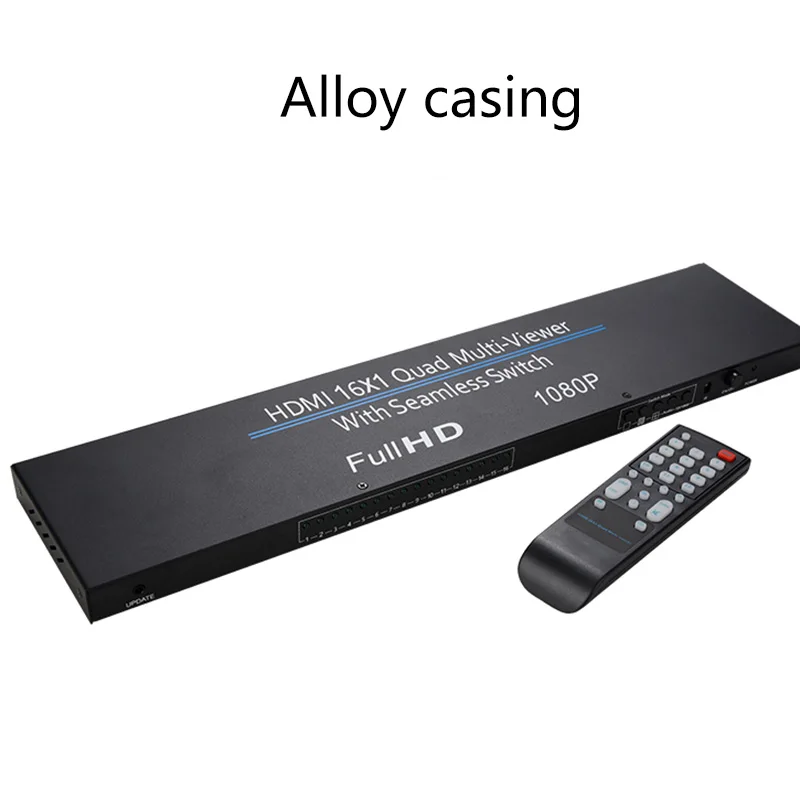 HDMI 16X1 Quad мульти просмотра с бесшовным переключателем фото сплиттер 1080P ING