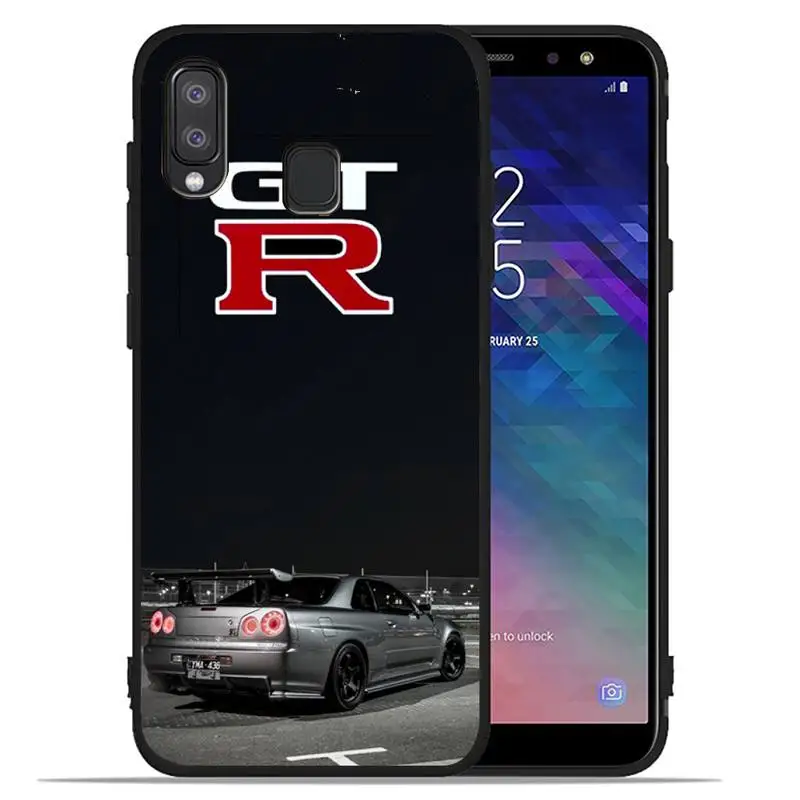 

GTR Sport car Phone Case for Huawei P 9 10 lite 20 30 lite 40 mate 20X 30 40 pro PSmart2019