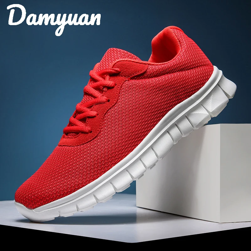 Damyuan 2019 Fashion comfort of new lightweight couples in winter Sneakers Breathable soft skid-proof running shoes Big Size 47 | Спорт и