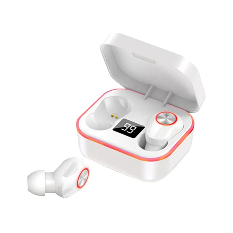 

Наушники-вкладыши XX9A M8 с поддержкой Bluetooth V5.1 и светодиодным дисплеем