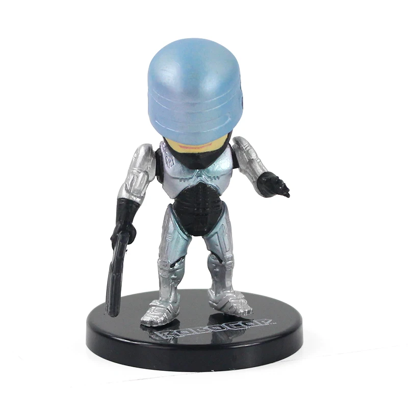 6-7 см 5 шт./компл. версия RoboCop робот полицейский ПВХ Фигурки коллекционные игрушки-модели Подарочные