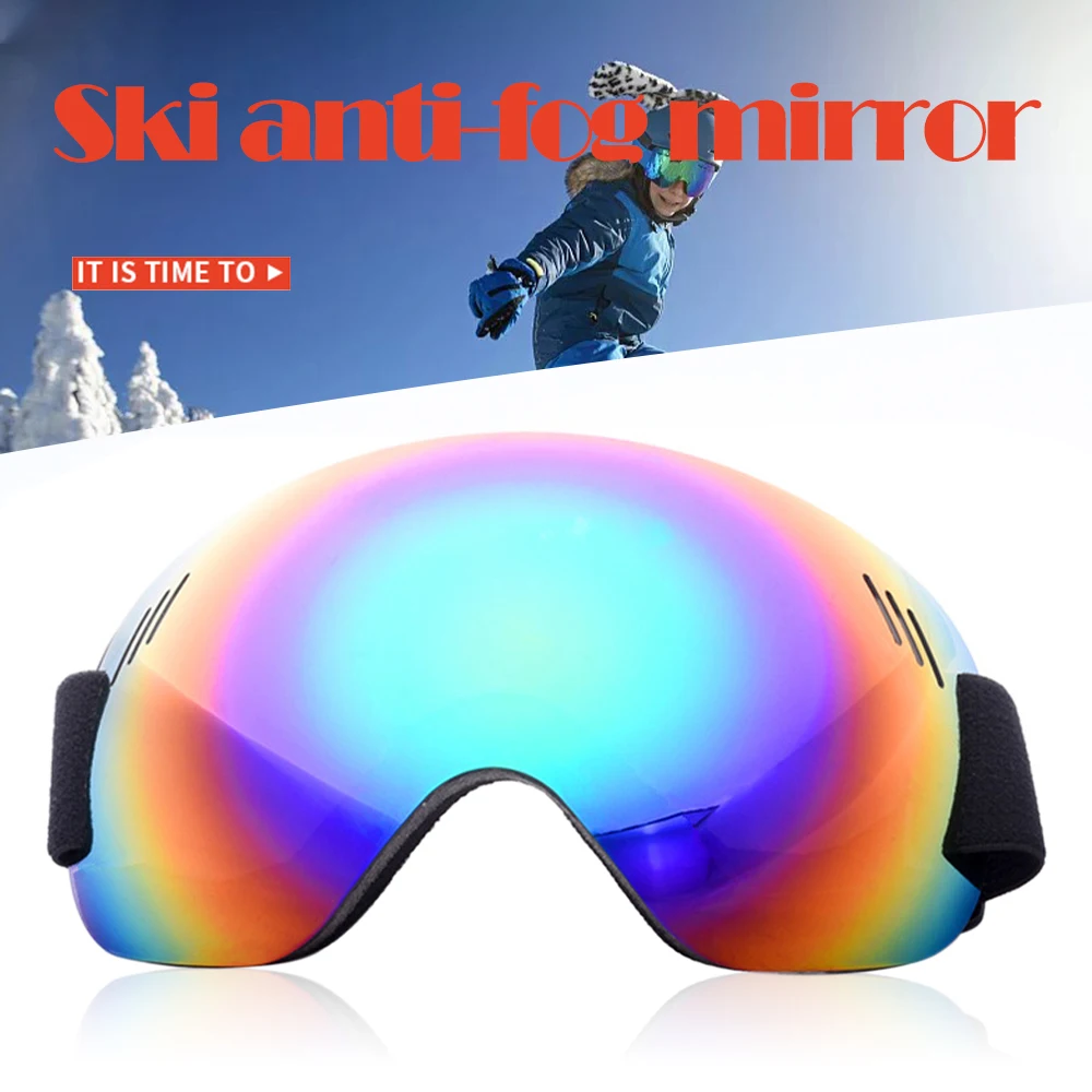 

Ski Goggles Double Layers UV Anti-Fog Big Ski Mask Glasses Skiing Snow Men Women Anti-Fog Protection Snowboard Goggles