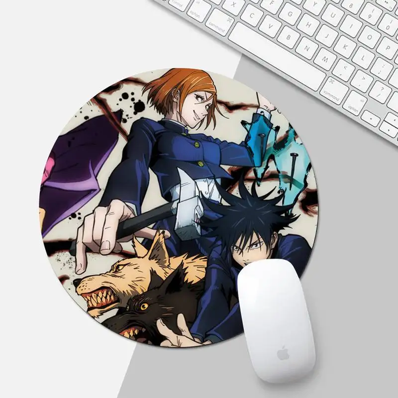 

Jujutsu Kaisen Satoru Gojo Large Mouse pad PC Computer mat Round Non-slip Cushion